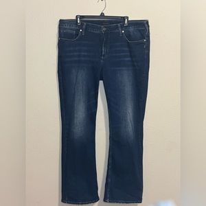 Silver Jeans Co. Size 20 Plus Size Suki Mid Rise Slim Bootcut Jean